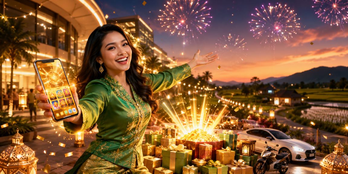 Pengguna Malaysia menyemak odds perlawanan melalui aplikasi kasino semasa Hari Raya