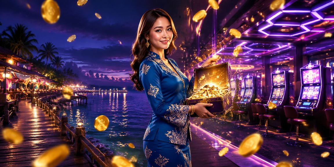 Pengguna Malaysia berpakaian baju kurung menyemak odds perlawanan kasino hiburan
